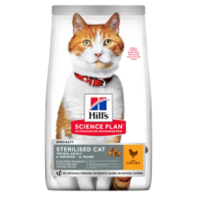 Hills SP Feline Adult Sterilised Корм для стерилізованих котів з куркою