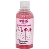 Шампунь ФАЙНІЙ протипаразитарний для кошенят та цуценят роже..