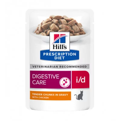 Hills Wet PD Feline i/d Ch-Захворювання ШКТ, панкреатит, діарея, пауч 85г