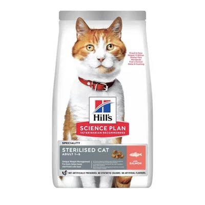 Hills SP Fel Adult  Sterilised Cat Sal Доросла стерилізована кішка/лосось