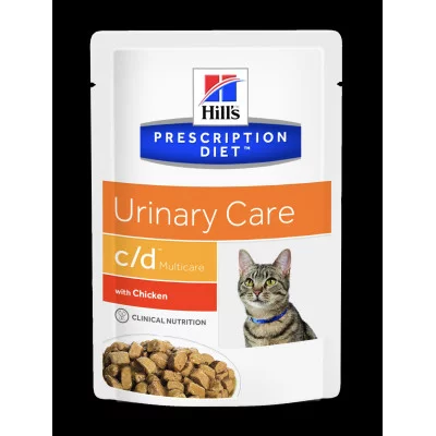 Hills Wet PD Feline C/D запобігання струвітів,циститів, пауч 85г