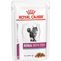Royal Canin RENAL FELINE with FISH pouches Корм для котів за..