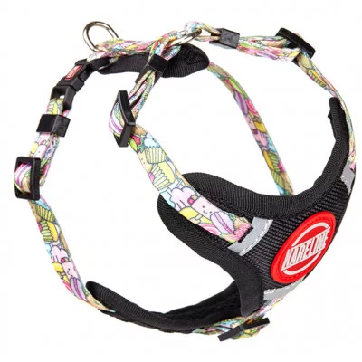 Шлея з нейлону з візерунком CAKE логотипом та  пл. пряжкою