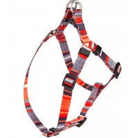 Шлея з нейлону з візерунком LINE та пластиковою пряжкою 10 м..