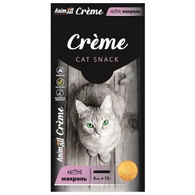 AnimAll Creme кремові  ласощі для котів 6*15 гр