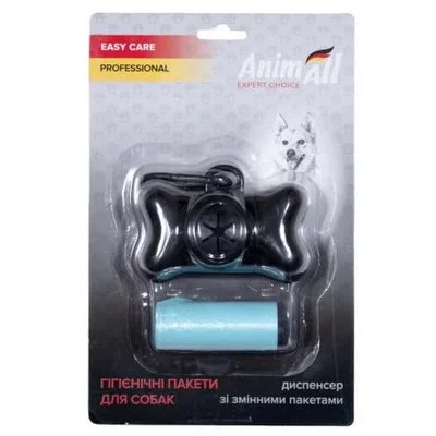 AnimAll диспенсер зі змінними пакетами 1 рулон/15 штук