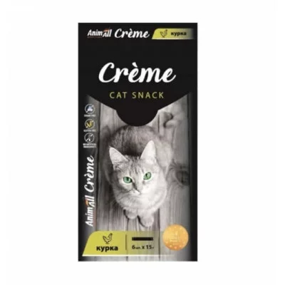 AnimAll Creme кремові  ласощі для котів 6*15 гр