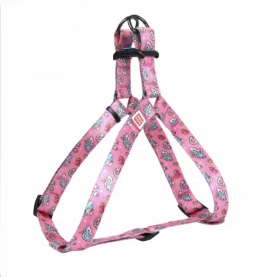 Шлея WAUDOG Nylon з малюнком анатомічна 