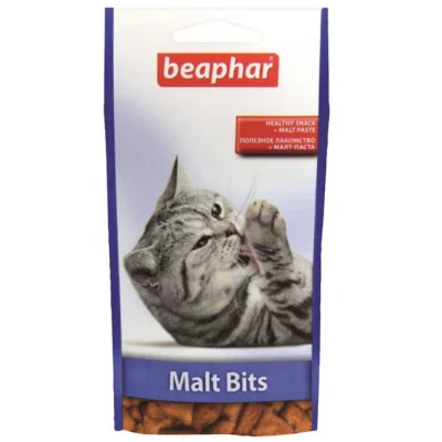 Beaphar Malt Bits Ласощі для виведення шерсті з куркою