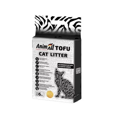 AnimAll Наповнювач для котячих туалетів тофу Tofu 2,6 кг/6л