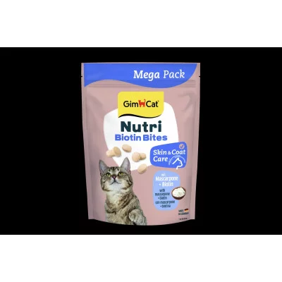 GimCat Вітаміни NUTRI BIOTIN BITES для котів  для покращення стану шкіри та шерсті