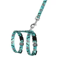 BronzeDog Шлея з повідцем для котів та дрібних собак