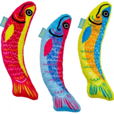 Barksi Іграшка для котів  з котячою м'ятою та дзвіночком  (комплект 3шт.)