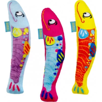 Barksi Іграшка для котів  з котячою м'ятою та дзвіночком  (комплект 3шт.)