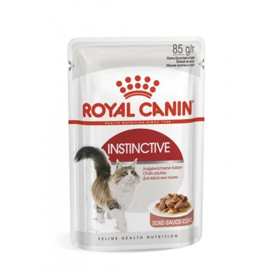Royal Canin Instinctive  in GRAVY 12 Консерви для котів доросліше 1 року, шматочки в соусі 85 гр