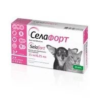 Селафорт кошенята/цуценята 15 мг/0,25 мл спот он № 1 ціна за..