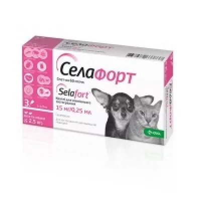 Селафорт кошенята/цуценята 15 мг/0,25 мл спот он № 1 ціна за 1 шт