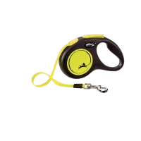 Flexi Повідець-рулетка New Neon стрічка S (5 м; до 15 кг)