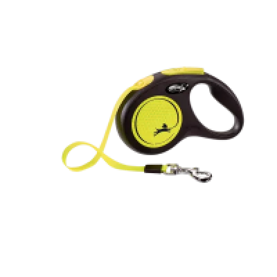 Flexi Повідець-рулетка New Neon стрічка S (5 м; до 15 кг)