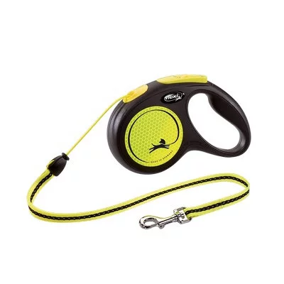 Flexi Повідець-рулетка New Neon трос