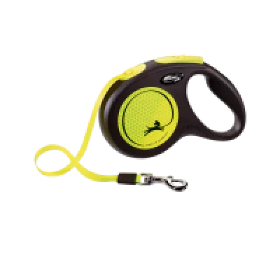 Flexi Повідець-рулетка New Neon стрічка M (5 м; до 25 кг)