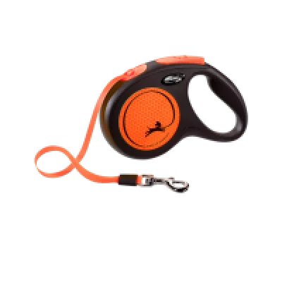 Flexi Повідець-рулетка New Neon стрічка M (5 м; до 25 кг)