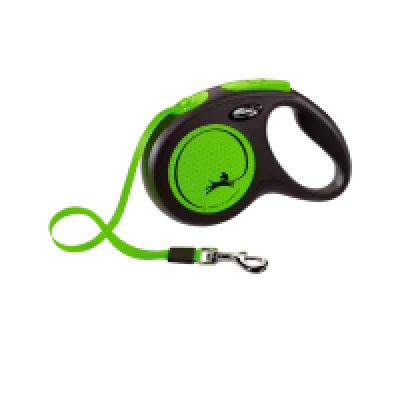 Flexi Повідець-рулетка New Neon стрічка M (5 м; до 25 кг)