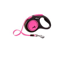 Flexi Повідець-рулетка New Neon стрічка S (5 м; до 15 кг)