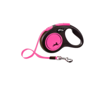 Flexi Повідець-рулетка New Neon стрічка S (5 м; до 15 кг)