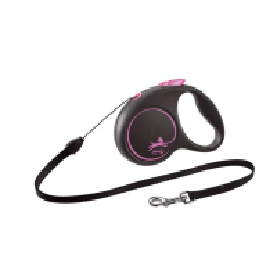 Flexi Повідець-рулетка Black Design трос S (5 м; до 12 кг)