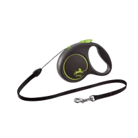 Flexi Повідець-рулетка Black Design трос S (5 м; до 12 кг)