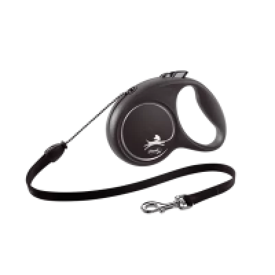 Flexi Повідець-рулетка Black Design трос M (5 м; до 20 кг)