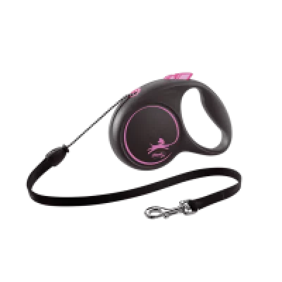 Flexi Повідець-рулетка Black Design трос M (5 м; до 20 кг)