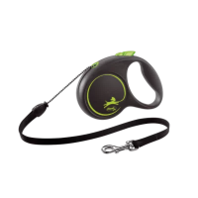 Flexi Повідець-рулетка Black Design трос M (5 м; до 20 кг)