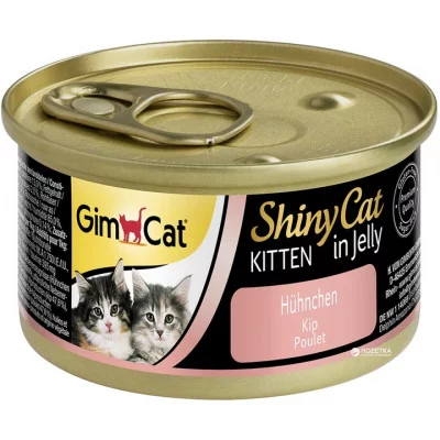GimCat Shiny Cat Kitten Консерви для кошенят з куркою