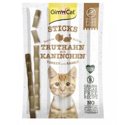 GimCat Sticks Grain-free Жувальні ковбаски для кішок