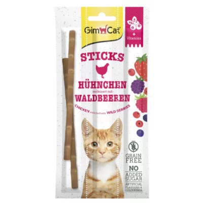 GimCat Nutri Pockets Витамінее лакомство для котів dyo stics