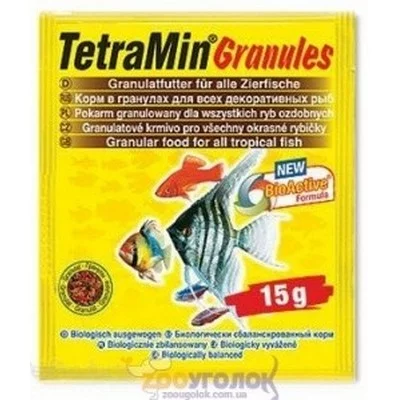 Tetra Min Granules корм для всіх видів риб, гранули