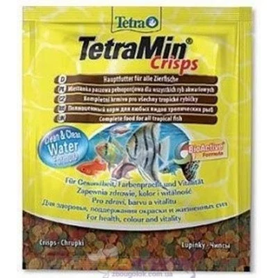 Tetra Min Crisps Основний корм для всіх видів риб, чіпси
