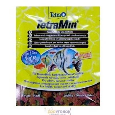 Tetra Min основний Корм для всіх видів риб, пластівці