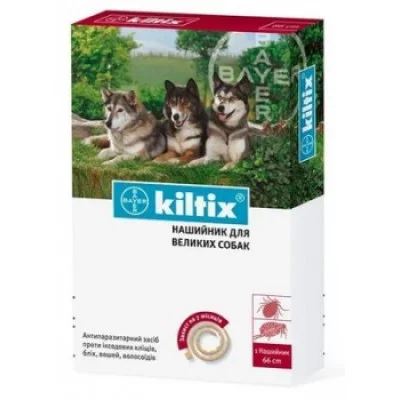 Bayer Kiltix Нашийник від бліх та кліщів