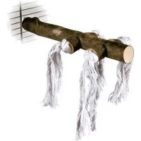 Trixie Жердинка натуральне дерево з канатами