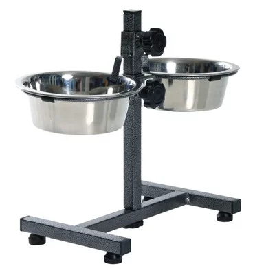 Trixie Стійка металева з мисками, 2 шт по 2,8 л