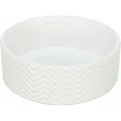 Trixie Ceramic Bowl Миска керамічна, срібло/біла