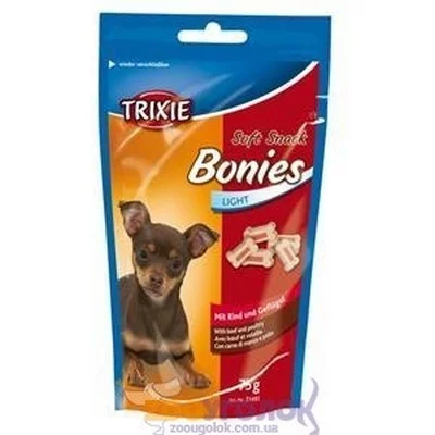 Trixie Soft Snack Bonies Ласощі для маленьких собак з яловичиною та індичкою