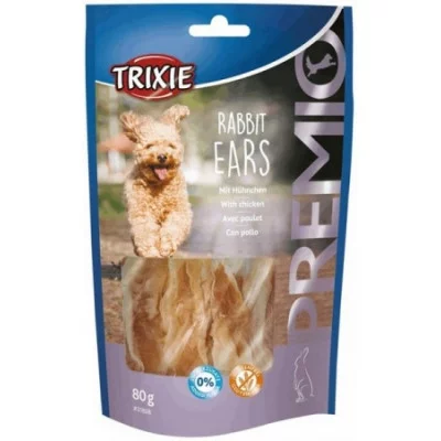 Trixie ласощі  для собак Тріксі Преміо Rabbit Ears кролячі вуха