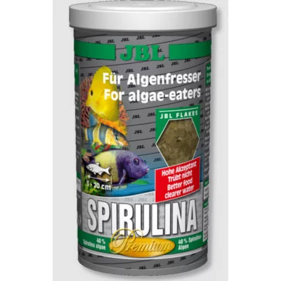 JBL Spirulina Корм для риб, пластівці з водоростей