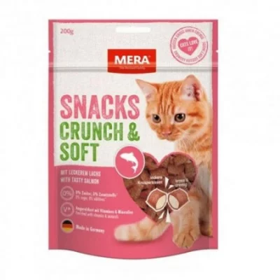 Mera Snacks  Crunch & Soft Huhn&Käse снеки для котів 200 гр