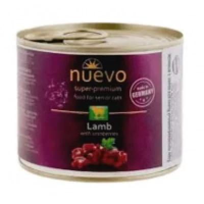 Nuevo Senior вологий корм з ягням і журавлиною, для дорослих кішок, 200г