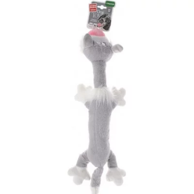 GiGwi PLUSH Іграшка для собак Кіт з пищалкою/тканина  плюш, штучне хутро